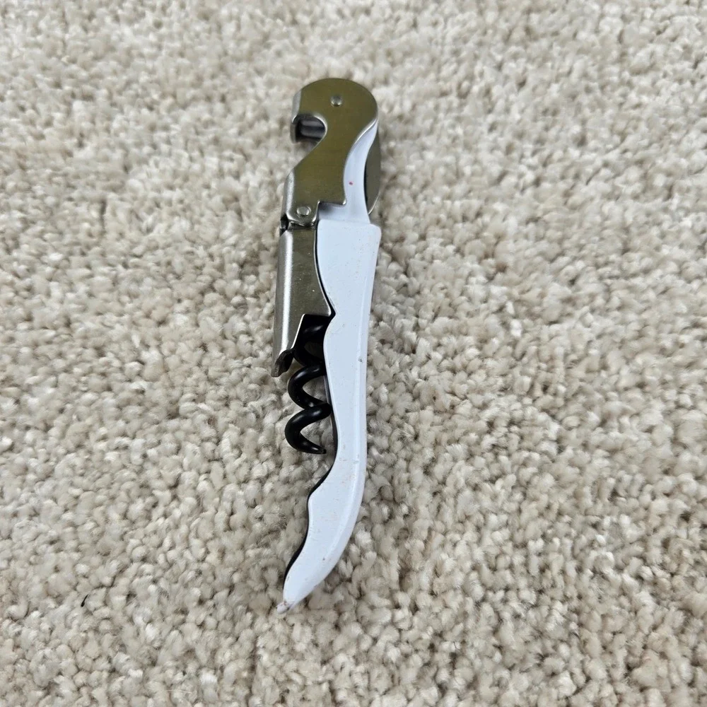 Firriato‎ Wine Opener White Waiters Corkscrew Bottle Opener Foil Cutter